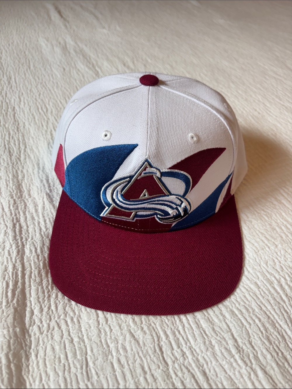 Mitchell & Ness Colorado Avalanche Throwback Snapback Hat